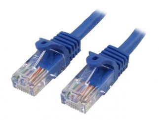 StarTech.com 2m Blue Cat5e / Cat 5 Snagless Patch Cable - Patch cable - RJ-45 (M) to RJ-45 (M) - 2 m - UTP - CAT 5e - molded, snagless - blue