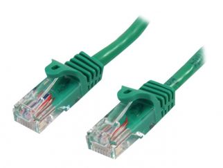 StarTech.com 5m Green Cat5e / Cat 5 Snagless Ethernet Patch Cable 5 m - network cable - 5 m - green