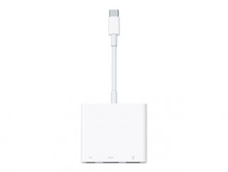 Apple Digital AV Multiport Adapter - Adapter - 24 pin USB-C male to USB, HDMI, USB-C (power only) female - 4K support