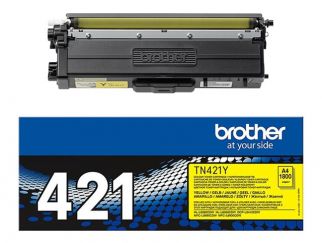 Brother TN421Y - Yellow - original - toner cartridge - for Brother DCP-L8410, HL-L8260, HL-L8360, MFC-L8690, MFC-L8900