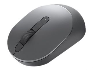 Dell MS3320W - mouse - 2.4 GHz, Bluetooth 5.0 - titan grey