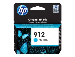 HP 912 - 2.93 ml - cyan - original - ink cartridge - for Officejet 80XX, Officejet Pro 80XX
