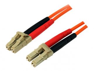 StarTech.com 3m Fiber Optic Cable - Multimode Duplex 50/125 - LSZH - LC/LC - OM2 - LC to LC Fiber Patch Cable - network cable - 3 m