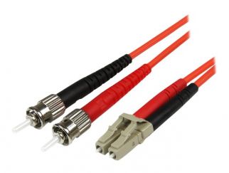 StarTech.com 5m Fiber Optic Cable - Multimode Duplex 50/125 - LSZH - LC/ST - OM2 - LC to ST Fiber Patch Cable - patch cable - 5 m - orange