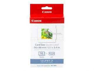 Canon KC-18IS - 1 - print ribbon cassette and paper kit