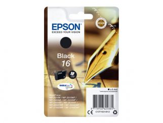 Epson Ink Cartridges, DURABrite" Ultra, 16, Pen and crossword, Singlepack, 1 x 5.4 ml Black