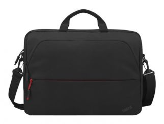 Lenovo ThinkPad Essential Topload (Eco) - Notebook carrying case - 13" - 14" - black with red accents - for IdeaPad S340-14, ThinkCentre M75t Gen 2, ThinkPad E14 Gen 3, X1 Nano Gen 2, Z13 Gen 1