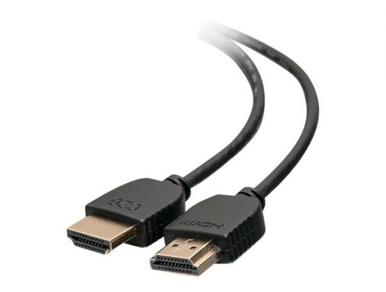 C2G 3ft 4K HDMI Cable - Ultra Flexible Cable with Low Profile Connectors - HDMI  cable - HDMI male to HDMI male - 91.4 cm - double shielded - black