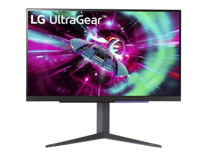 LG UltraGear 27GR93U-B - LED monitor - gaming - 27" - 3840 x 2160 4K @ 144 Hz - IPS - 1000:1 - DisplayHDR 400 - 1 ms - 2xHDMI, DisplayPort - purple grey