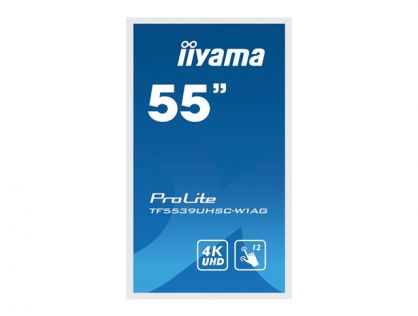 iiyama ProLite TF5539UHSC-W1AG 55" LED-backlit LCD display - 4K - for digital signage / interactive communication