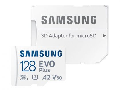 SAMSUNG MICRO SD CARD 128GB EVO PLUS 2021 +SD ADAPTER