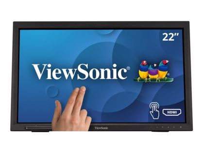 ViewSonic TD2223 - LED monitor - 22" (21.5" viewable) - touchscreen - 1920 x 1080 Full HD (1080p) @ 75 Hz - TN - 250 cd/mï¿½ - 1000:1 - 5 ms - HDMI, DVI-D, VGA - speakers