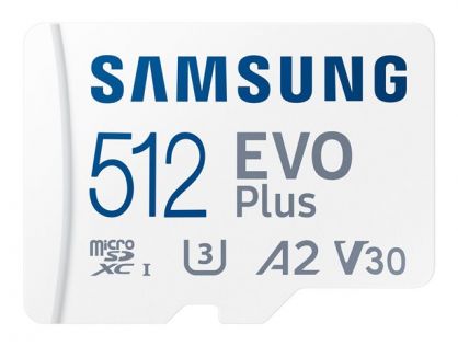 SAMSUNG MICRO SD CARD 512GB EVO PLUS 2021 +SD ADAPTER