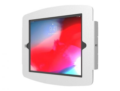 Compulocks iPad 10.2" Space Enclosure Wall Mount - Enclosure - for tablet - lockable - high-grade aluminium - white - screen size: 10.2" - mounting interface: 100 x 100 mm - wall-mountable - for Apple 10.2-inch iPad (7th generation, 8th generation, 9th ge