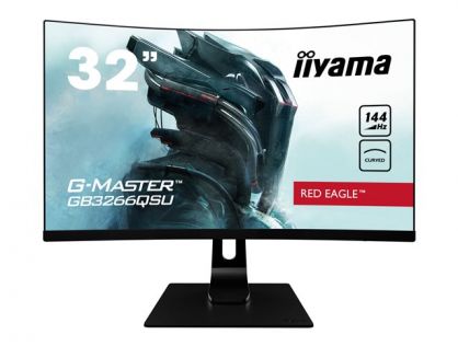 iiyama G-MASTER Red Eagle GB3266QSU-B1 - LED monitor - curved - 32"
