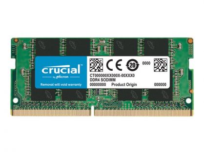 Crucial - DDR4 - module - 8 GB - SO-DIMM 260-pin - 2400 MHz / PC4-19200 - CL17 - 1.2 V - unbuffered - non-ECC