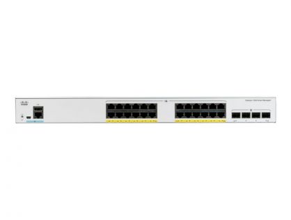 Cisco Catalyst 1000-24T-4G-L - Switch - Managed - 24 x 10/100/1000 + 4 x Gigabit SFP (uplink) - rack-mountable