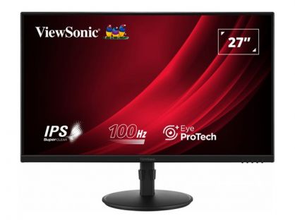 ViewSonic VG2708A - LED monitor - 27" - 1920 x 1080 Full HD (1080p) @ 100 Hz - IPS - 250 cd/m² - 1300:1 - 5 ms - HDMI, VGA, DisplayPort - speakers