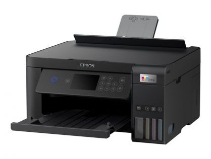 Epson EcoTank ET-2851  ET 2851  ET2851 - Multifunction printer - colour - ink-jet - refillable - A4 (media) - up to 10.5 ppm (printing) - 100 sheets - USB, Wi-Fi - black