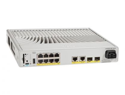 Cisco Catalyst 9200CX - Network Advantage - switch - compact - L3 - Managed - 8 x 10/100/1000 (PoE+) + 2 x 1000Base-T + 2 x 10 Gigabit SFP+ (uplink) - rack-mountable - PoE+ (240 W)