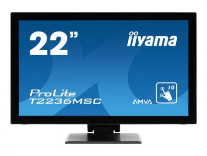 iiyama ProLite T2236MSC-B2 - LED monitor - Full HD (1080p) - 22"