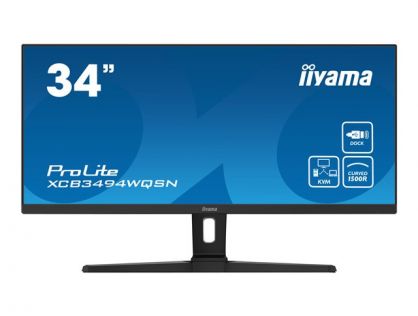 iiyama ProLite XCB3494WQSN-B1 - LED monitor - curved - 34" - HDR