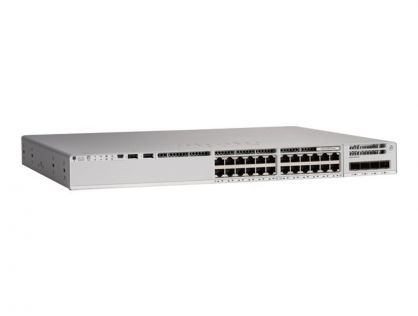 Cisco Catalyst 9200L - Network Essentials - switch - L3 - 24 x 10/100/1000 + 4 x 10 Gigabit SFP+ (uplink) - rack-mountable