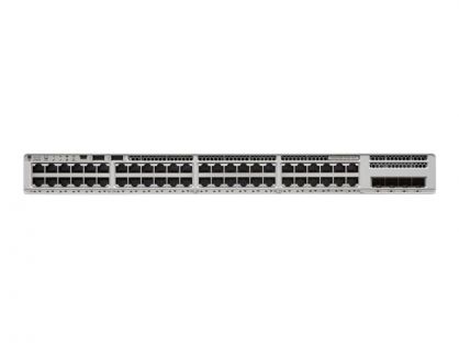 Cisco Catalyst 9200L - Network Essentials - switch - L3 - 48 x 10/100/1000 (PoE+) + 4 x Gigabit SFP (uplink) - rack-mountable - PoE+ (1440 W)